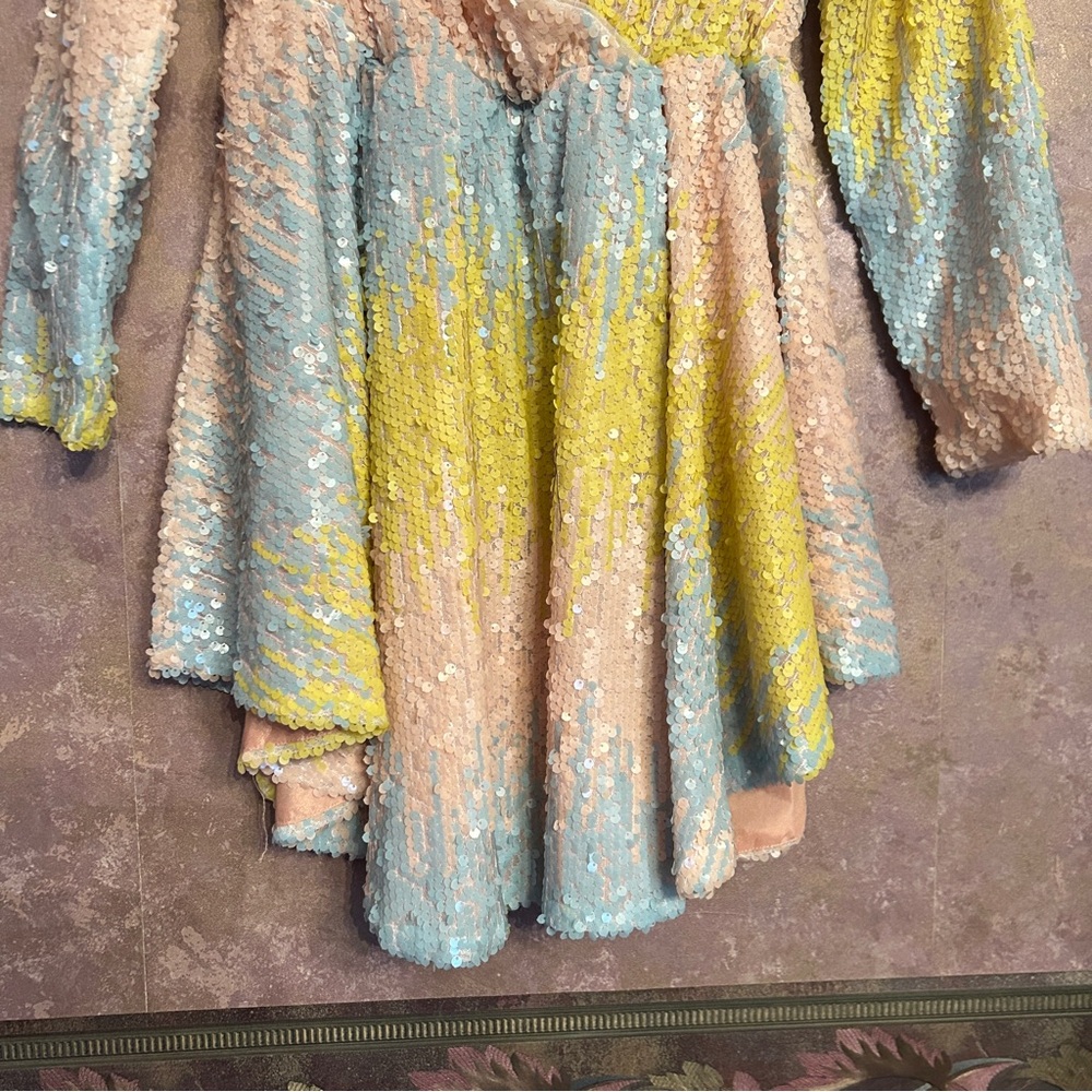 Collective the Label Petite Mini Ombré Wrap dress - Picture 7 of 9